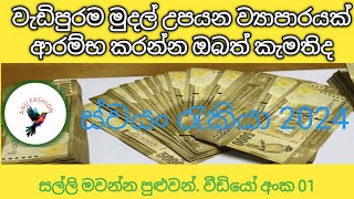 වැඩිපුරම මුදල් උපයන ස්වයං රැකියාවක් කරන්න ඔබත් කැමතිද which business makes the most money🇱🇰 [upl. by Bronwyn]