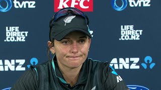 Melie Kerr Press Conference  WHITE FERNS v England  4th T20I  Cello Basin Reserve [upl. by Leffert]