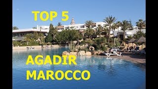 TOP 5 BEST 4 STAR HOTELS AGADIR MAROCCO [upl. by Reivazx]