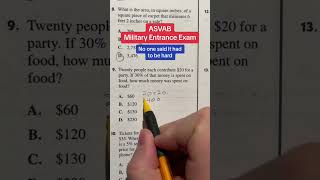 ASVAB Arithmetic Reasoning 9 Question Walk Through [upl. by Mohammad]