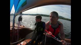 Enterprise Sailing Dinghy at Ullswater [upl. by Dennet]