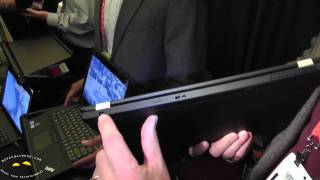 Lenovo ThinkPad T430 Ultrabook Handson  CES 2012 [upl. by Aneer]