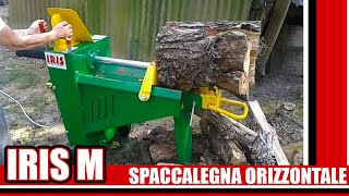 Spaccalegna idraulico a motore elettrico monofase 8 TON  Rosselli Snc [upl. by Eolande]