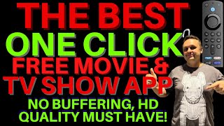 THE BEST One Click App for FREE Movies amp TV Shows on ANY Firestick [upl. by Oneill]