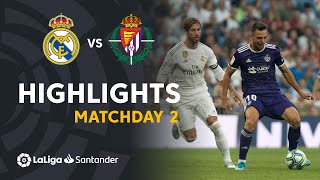 Highlights Real Madrid vs Real Valladolid 11 [upl. by Strait]