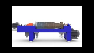 Animation  Alfa Laval decanter centrifuge for energy separation applications [upl. by Candie]