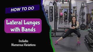 Band Lateral Lunge Variations [upl. by Suzie]