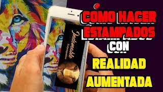 👁️CÓMO HACER ESTAMPADOS CON REALIDAD AUMENTADA👓 VR Y AR [upl. by Notsreik]