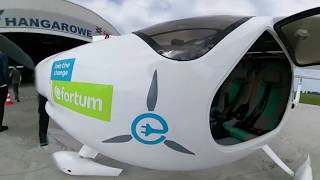 Pierwszy samolot elektryczny w Polsce – Pipistrel Alpha Electro  wideo 360 stopni [upl. by Ulric]