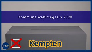 Kommunalwahlmagazin Kempten  31 Januar 2020 [upl. by Meelak]