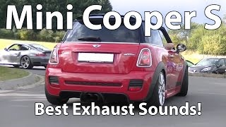 Mini Cooper S Best Exhaust Sounds Compilation R53  R56  JCW [upl. by Kylie645]