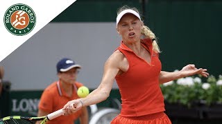 Caroline Wozniacki v Jaimee Fourlis Highlights  Womens First Round 2017  RolandGarros [upl. by Bunker]