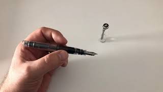 Pelikan M205 Demonstrator  Fountain Pen Review [upl. by Mcnelly717]