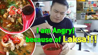 Ultimate Asam Laksa  Crazy Siam Laksa  Malaysia Street Food Tour [upl. by Nuawtna]