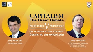 Capitalism The Great Debate  Stakeholder v Shareholder [upl. by Zsazsa560]