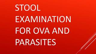 STOOL ANALYSIS [upl. by Nnainot799]