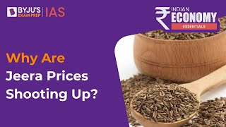 Why Are Jeera Cumin Prices Shooting Up In Wholesale Markets  Indian Economy UPSC 202324 [upl. by Nnaerb]