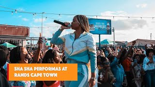 Sha Sha performing at Rands Cape Town [upl. by Sedgewinn]