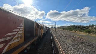 EF National Park to Owhango  NZ Rail Electric Loco Cab View Real Time [upl. by Tshombe]