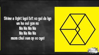 EXO  LOVE ME RIGHT Lyrics easy lyrics [upl. by Beauregard]