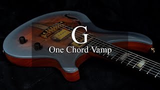 One Chord Vamp Guitar Backing Track Jam in G Major [upl. by Ahk]