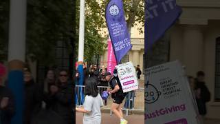 charity halfmarathon marathon london stjamespark runner running motivation shorts video [upl. by Beisel]