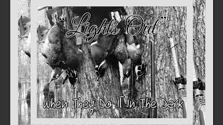 Wood Duck Swattin In The Dark  Walk In Spot  Harris Lake NC [upl. by Ahsataj]