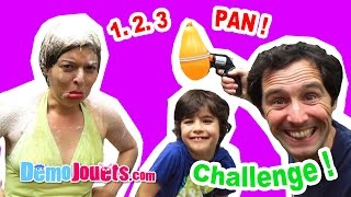 Balloon roulette Challenge Prank  Qui fera exploser le plus de ballons   Démo Jouets [upl. by Witte]