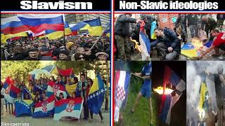 Hej Slovjani  Slavic patriotic song interslavic song [upl. by Ardnuassak158]