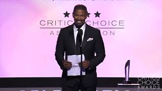 Jamie Foxx Makes a Surprise Appearance Full Speech [upl. by Carney]