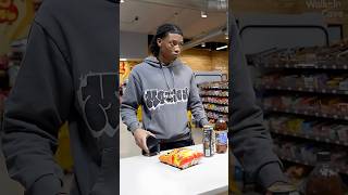 Professional Boxer Presses Cashier shorts gasstation [upl. by Laemaj741]