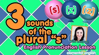 3 Sounds of the Plural quotsquot in English s z or ɪz [upl. by Boff776]