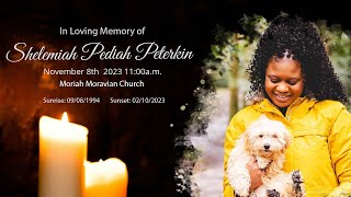 In Loving Memory of Shelemiah Pediah Peterkin [upl. by Hadik]