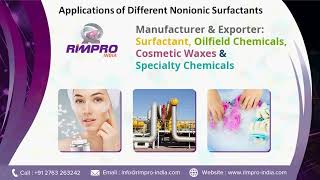 Applications of Different Nonionic Surfactants [upl. by Leinoto]