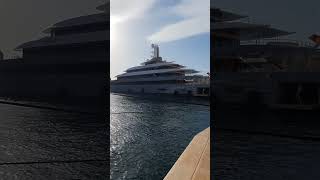 Moonrise super yacht  WhatsApp cofounder Seen in Malta Birgu Marina [upl. by Natika445]