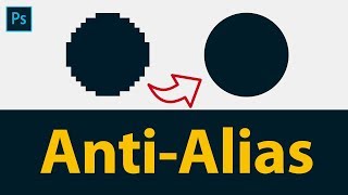 Anti Alias  Anti Aliasing in Photoshop  What is Anti Aliasing  Different Types of AntiAliasing [upl. by Acsehcnarf487]