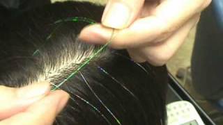 how to hair tinsel [upl. by Yde]