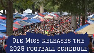 The 2025 Ole Miss football schedule is out baseball heads to Knoxville  Rebel Report LIVE [upl. by Atalanta44]