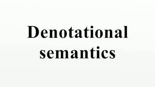 Denotational semantics [upl. by Daryl]