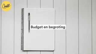 Budget en begroting wat is het verschil  Mr Chadd Academy [upl. by Maidy586]