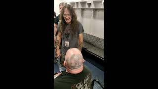 Steve Harris meets Paul DiAnno in Croatia after 30 years 2252022 [upl. by Liahkim]