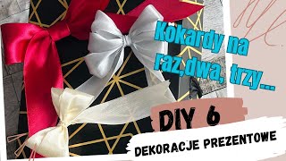 Jak zrobić kokardki na trzy różne sposoby🎀🎀🎀 [upl. by Rickie418]