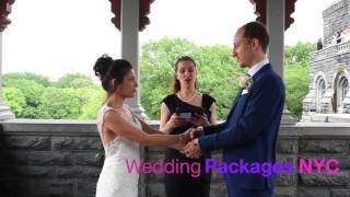 Central Park Wedding Elopement at Belvedere Castle [upl. by Aihseya127]