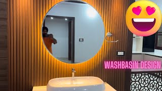 Modern Washbasin Design 2024  Interior Design [upl. by Dorion874]