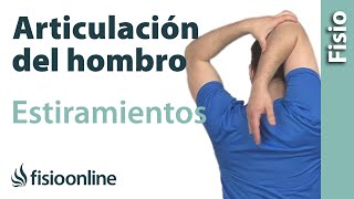 Estiramientos para la articulación del hombro [upl. by Elleunamme]