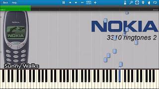 NOKIA 3310 RINGTONES IN SYNTHESIA 2 [upl. by Harrus954]