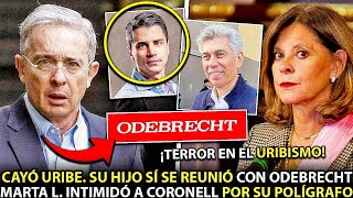 ¡MARTA LUCÍA INTIMIDÓ A CORONELL POR DESTAPAR SU POLÍGRAFO HIJO URIBE SÍ SE REUNIÓ CON ODEBRECHT [upl. by Saravat]