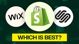 Wix vs Shopify vs Squarespace 2024  Which is Best  Complete Comparison Best Website Builder [upl. by Enovaj]