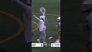 Lacrosse Goalie Scores UNBELIEVABLE FullField Goal 🚨shorts [upl. by Aihsenrad]