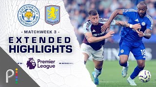 Leicester City v Aston Villa  PREMIER LEAGUE HIGHLIGHTS  8312024  NBC Sports [upl. by Lyle]